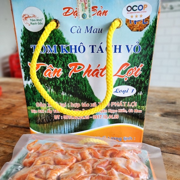 Tôm khô tách vỏ loại 1 - Hợp Tác Xã Tân Phát Lợi